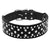 Rhinestone Leather Dog Collar